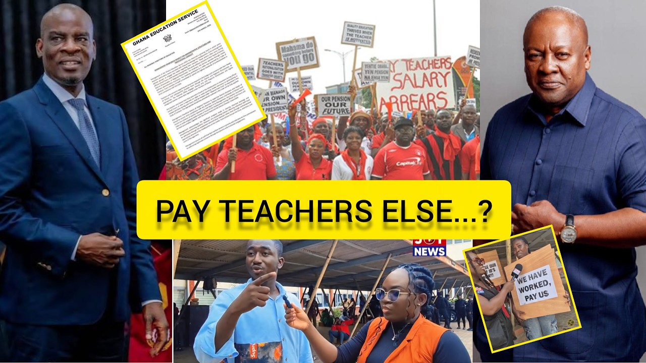 Hmm🫵💥Pay Our Salaries Else, Teachers Promised GES & Mahama by Force SHOWDOWN DEMO if.. #jeffmelgh