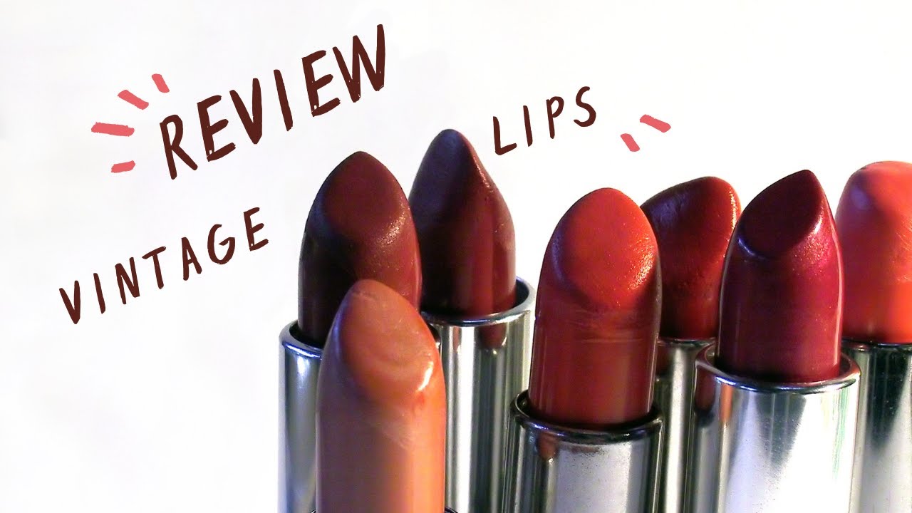Vintage Revlon L'Oréal Estée Lauder 80's 90's Lipstick