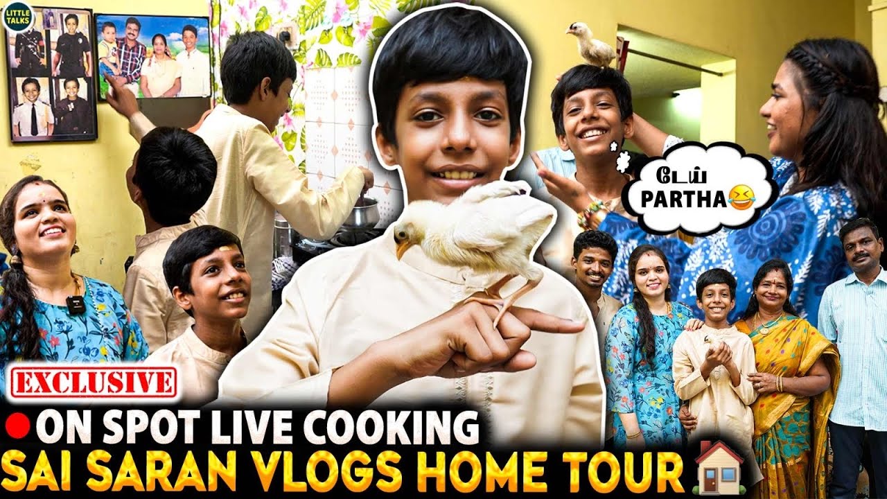 Sai Saran Vlogs Exclusive Home Tour & Family Interview🤩 - “குடும்பமே சேர்ந்து பண்ற அலப்பறை”🤣