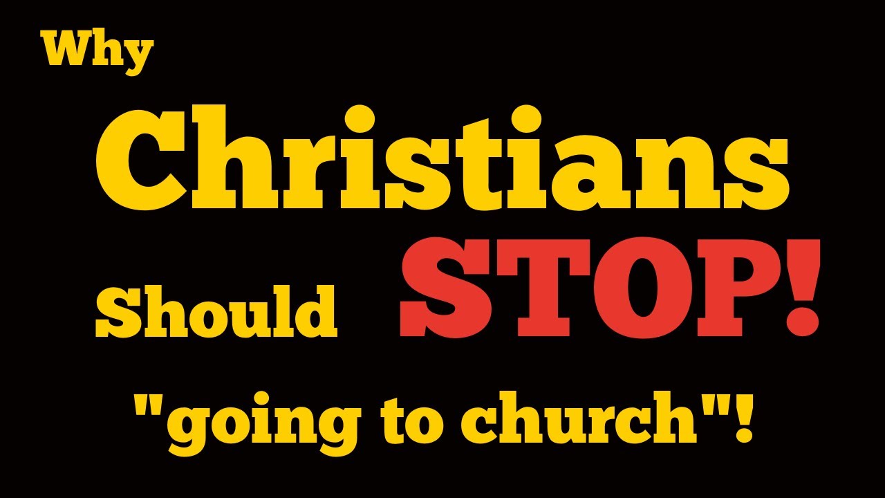 Christians Must STOP 