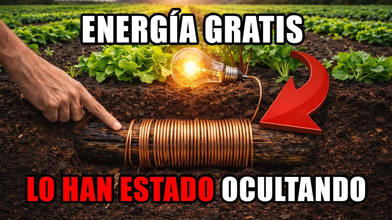 Energ&iacute;a Infinita: Entierra Cobre y Madera de Esta Manera, El Secreto del 