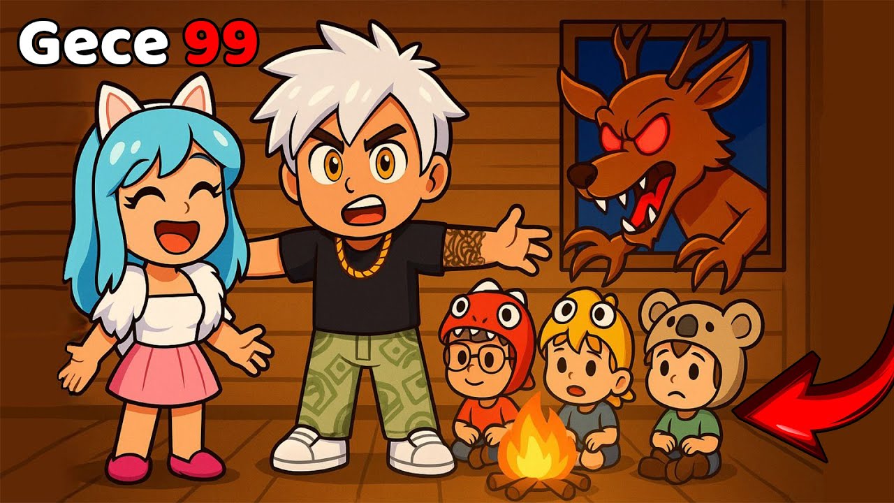 TÜM ÇOCUKLARI KURTARDIK ✅ Ormanda 99 Gece Hayatta Kaldık! 😰 ROBLOX 99 NIGHTS IN FOREST