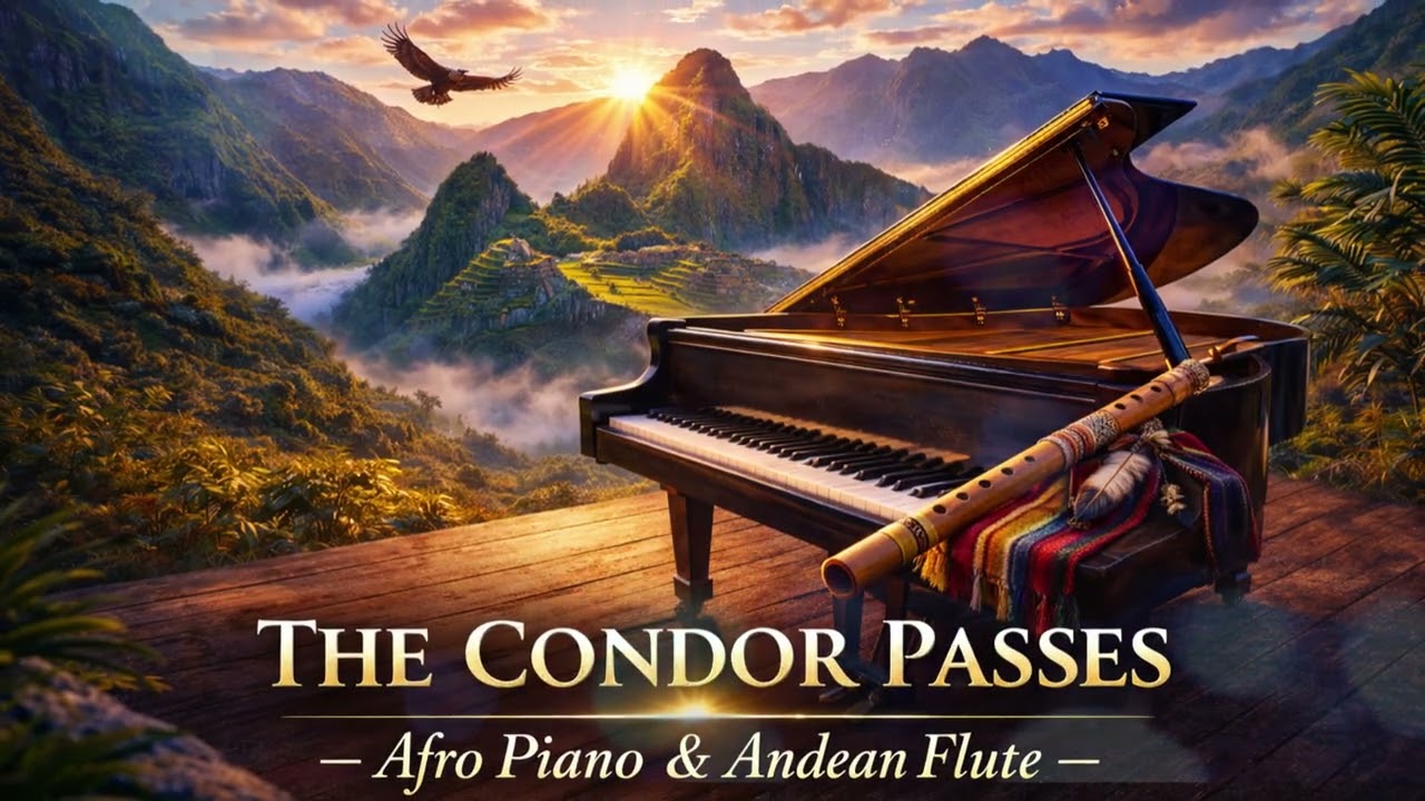 The Condor Passes – Afro Piano & Andean Flute | Spiritual Instrumental Tribute