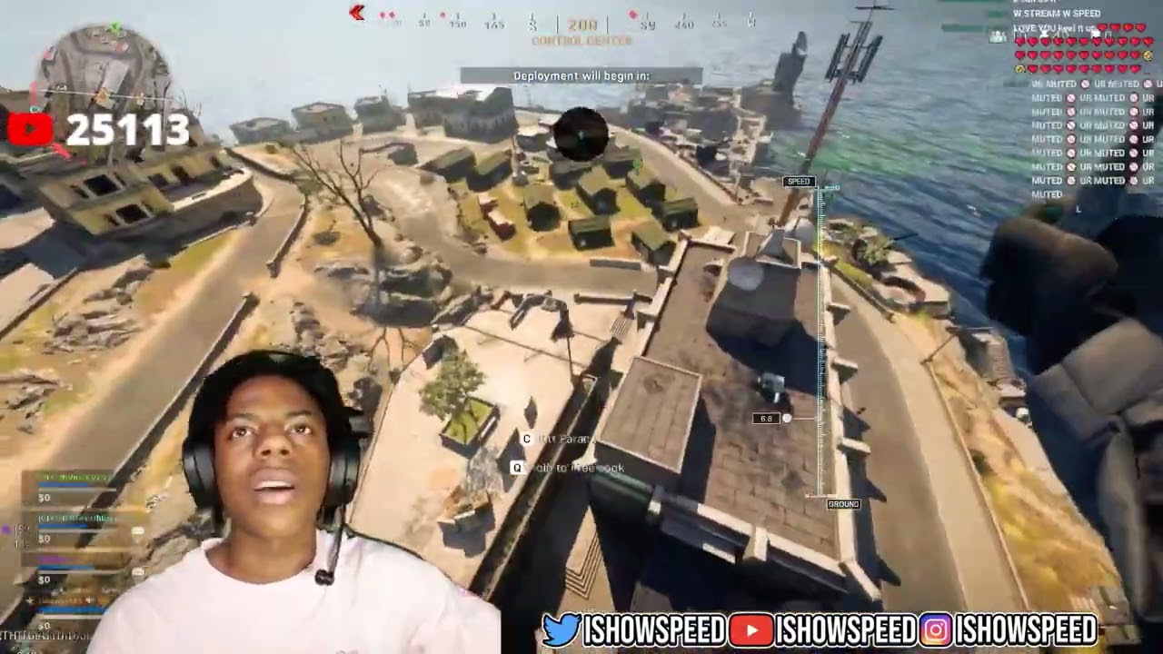 IShowSpeed Plays WarZone