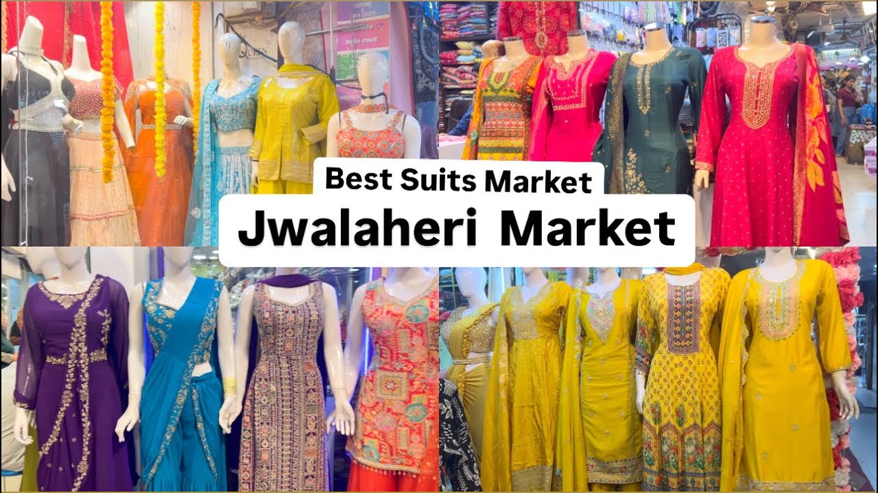 JwalaHeri Market Paschim Vihar|| Best Suits Market|| Itne saste fancy Suits|| Festival Collection