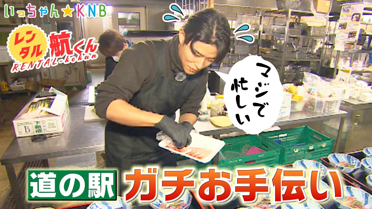 俳優 池田航が道の駅をガチお手伝い！【レンタル航くん】