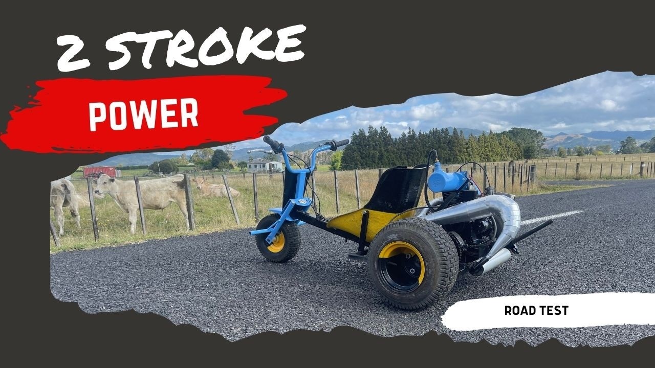 Building & Testing a Crazy 2-Stroke Trike – This Thing RIPS!