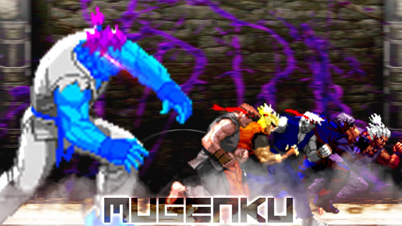 Mare Devil vs Dragon Ryu & Ken, Omega God Ryu & Ken, Shin Akuma. Street Fighter MUGEN Multiverse