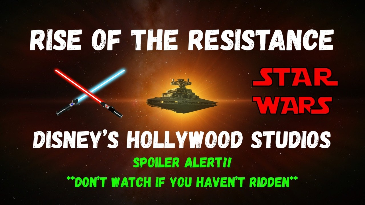 **Spoiler Alert** Hollywood Studios' Rise of the Resistance #disney #travel #starwars