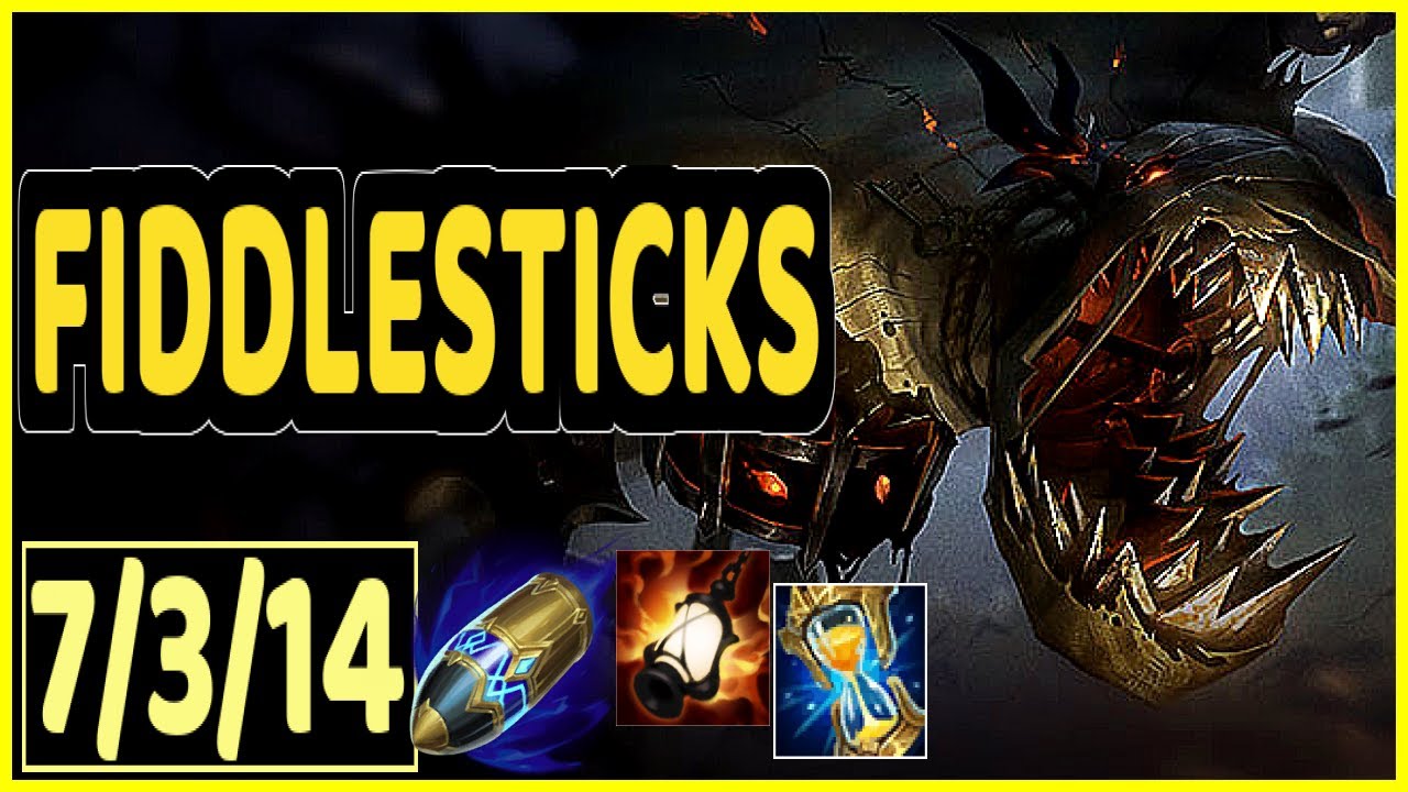 FIDDLESTICKS VS BRAND - 7/3/14 KDA JUNGLE GAMEPLAY