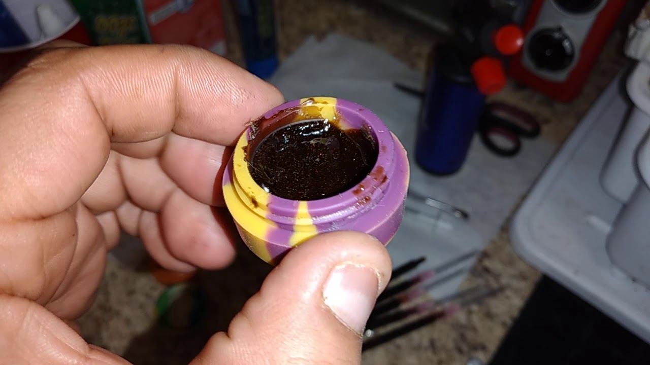 quarter oz of rosin. And a look in the 4x4