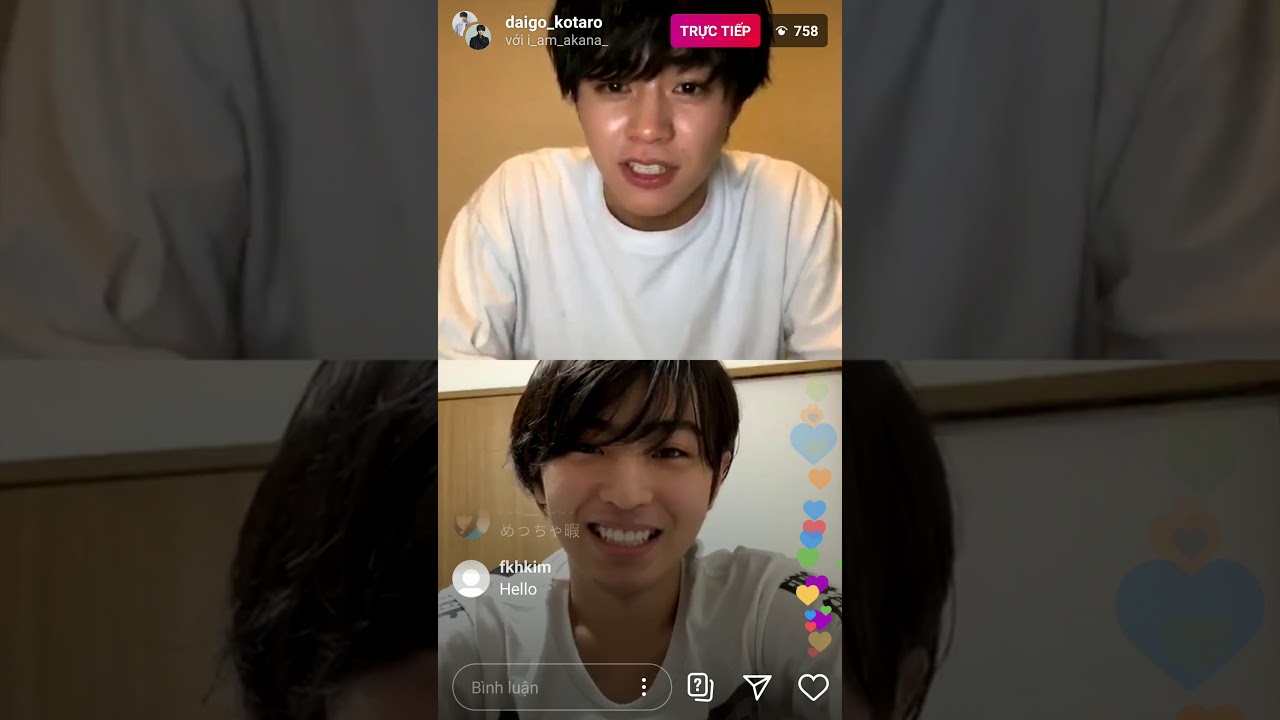 DAIGO KOTARO INSTAGRAM LIVE (with Akana)