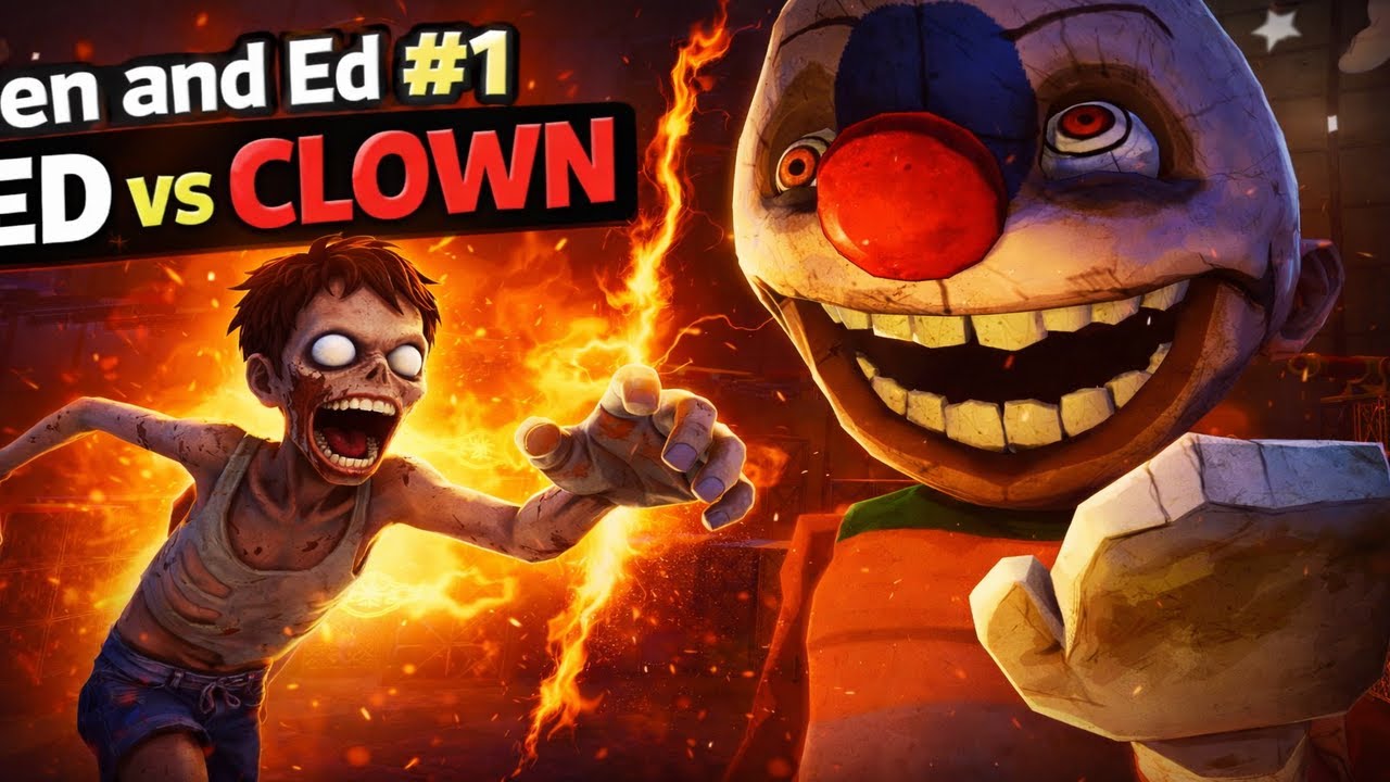 Ben and Ed#1 Перший бій - зомбі vs клоун