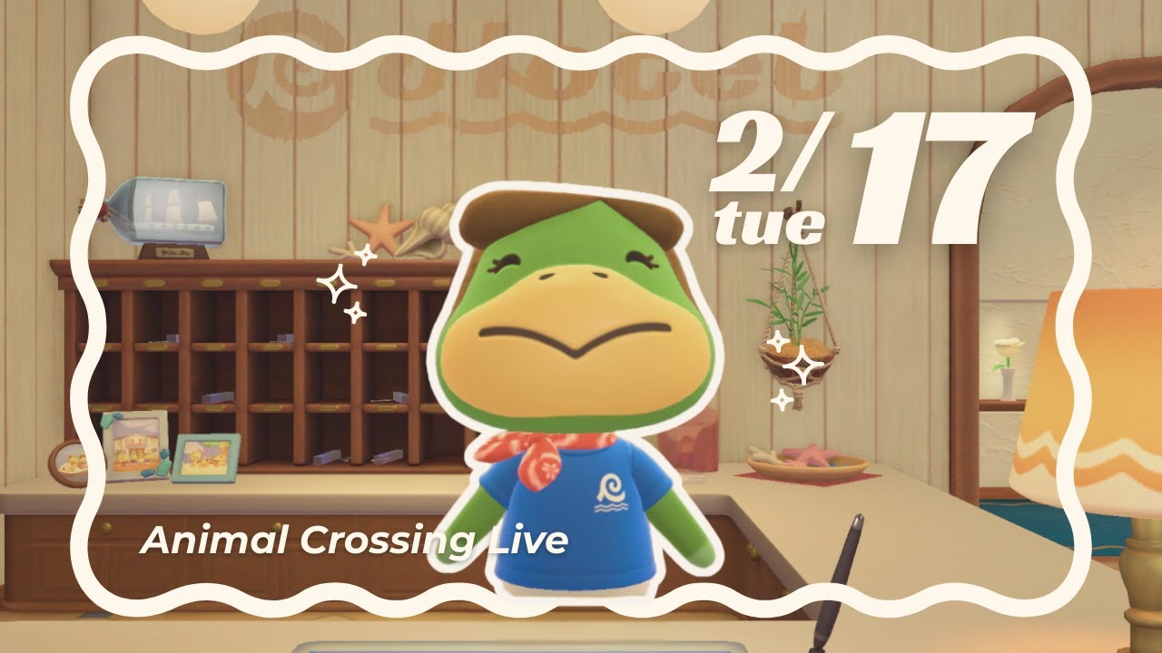 あつ森ライブ | 2/17 tue のんびりいつものたぬき島🐻