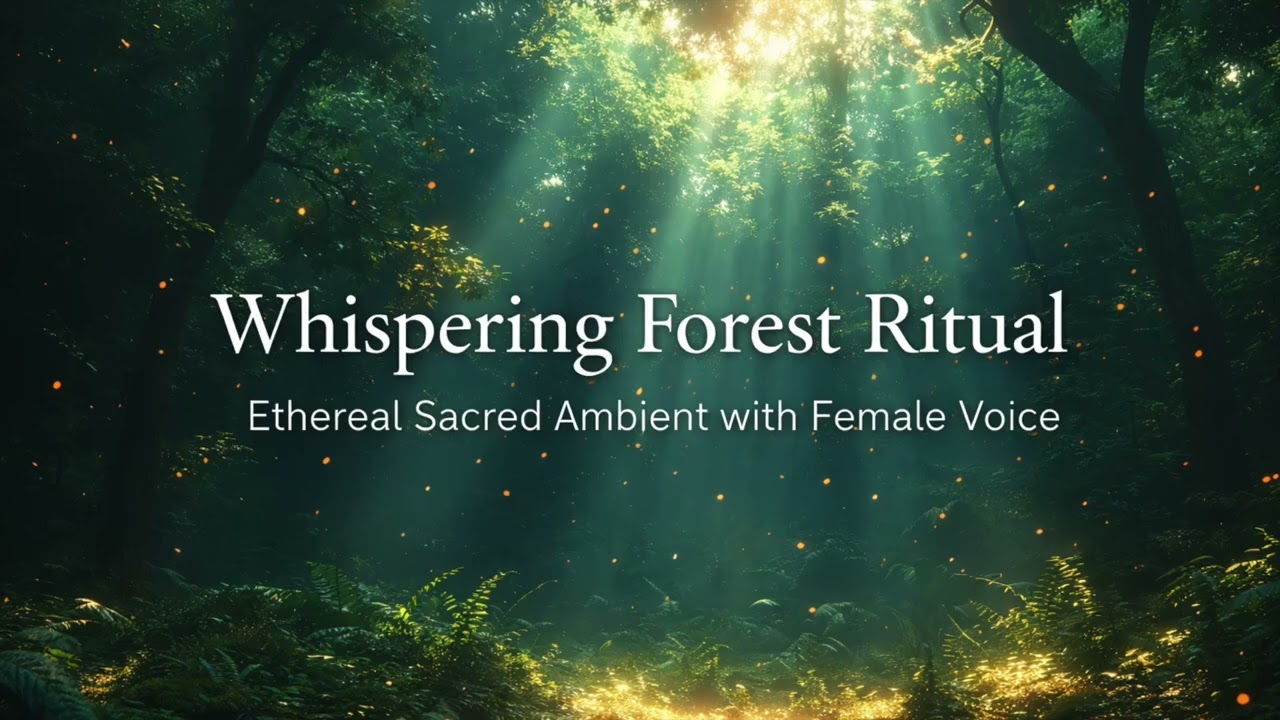 Whispering Forest Ritual | Ethereal Sacred Ambient with Female Voice