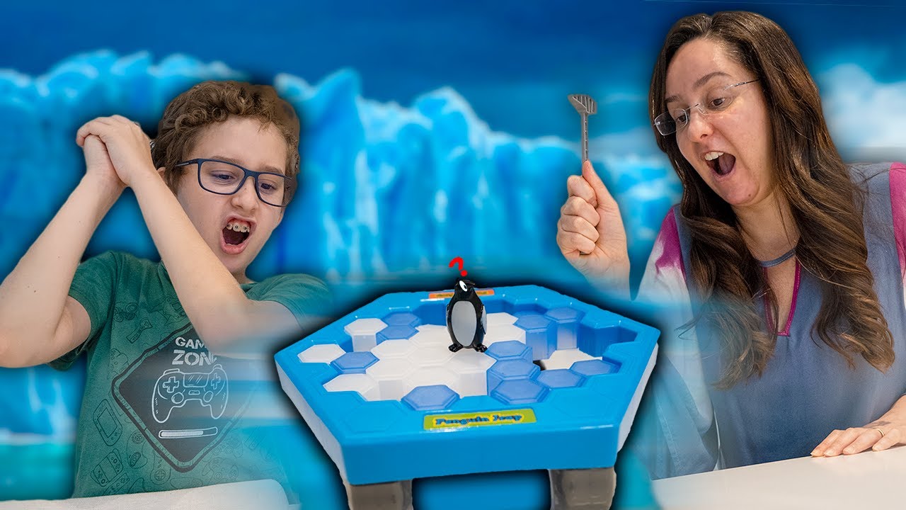 NÃO DEIXE O PINGUIM CAIR! Paulinho e Toquinho Family