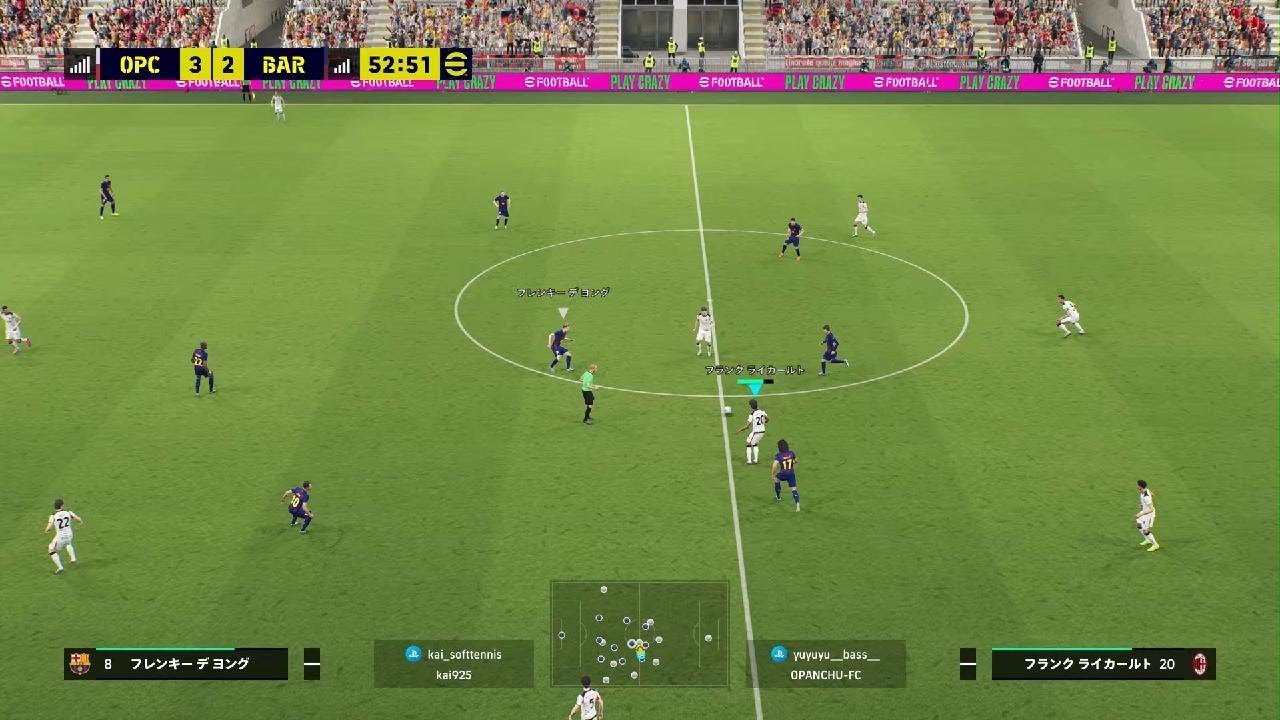 KONAMIさん、スライディングの強化ありがとう。スライディングのおかげで勝てた試合。4-3-3ポゼ。 #efootball #イーフト (2026/03/04)