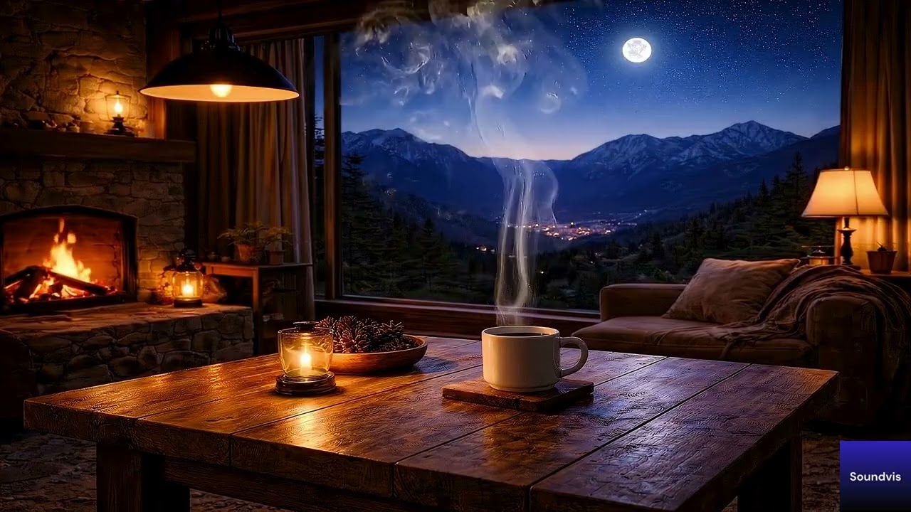 Moonlit View | Relaxing Instrumental Music With Calm Visuals