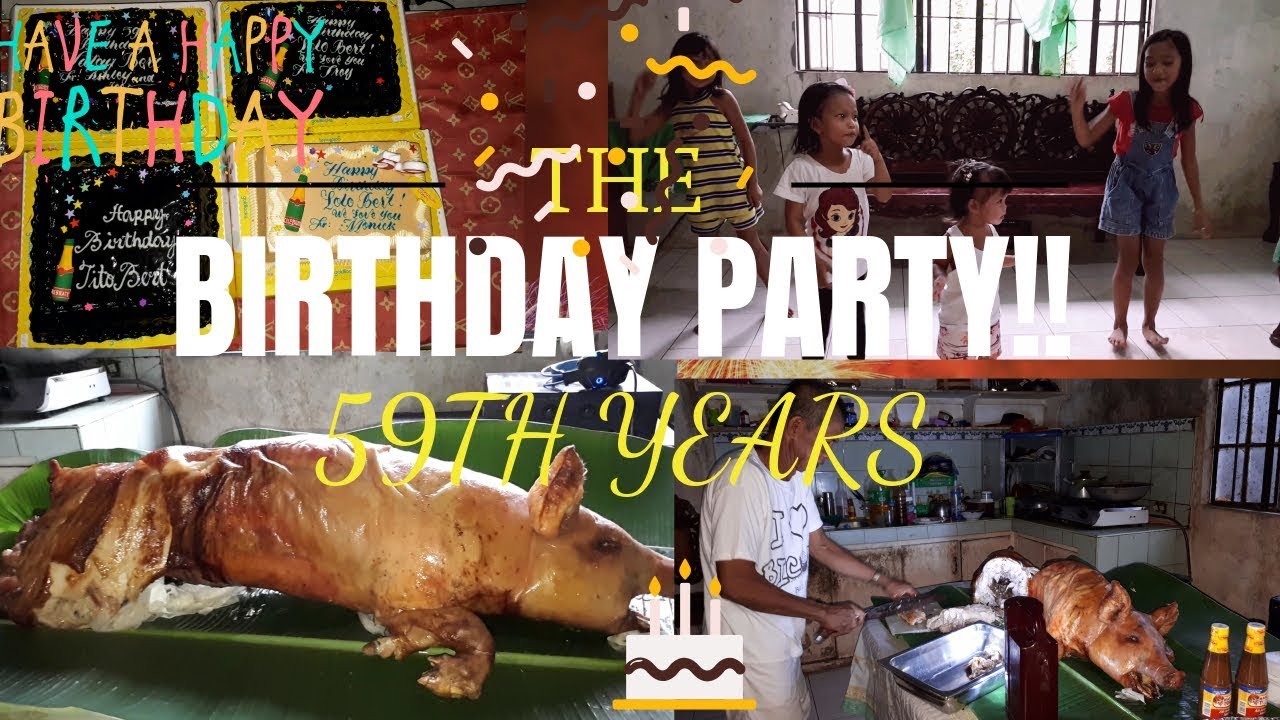 VLOG : BIRTHDAY Party/Celebration Filipino Family :)