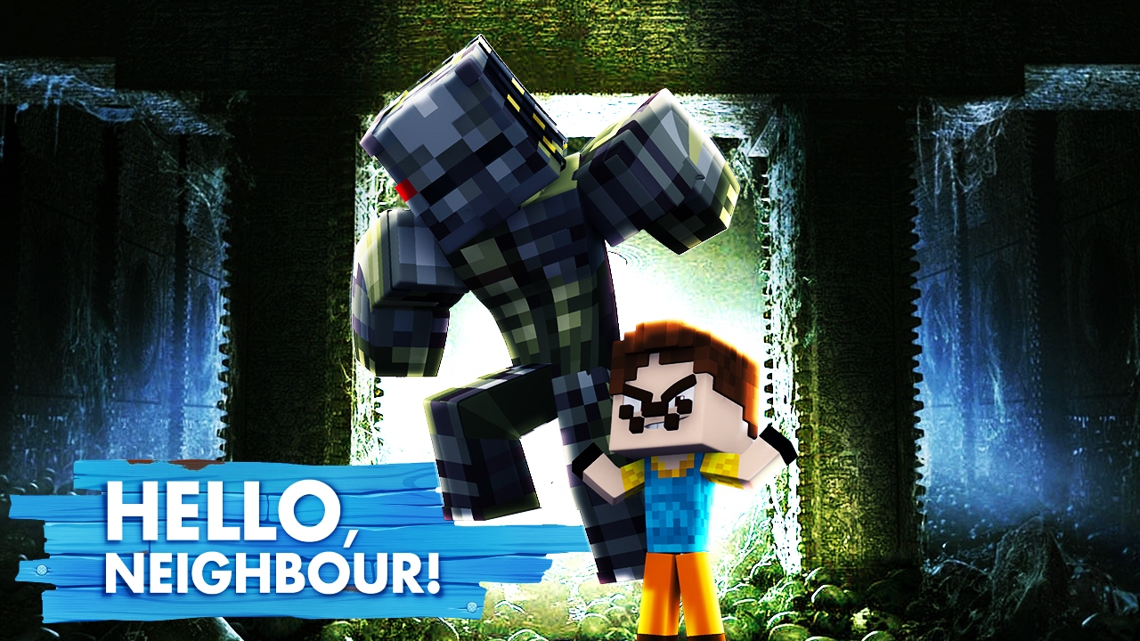 Minecraft Baby Hello Neighbour - THE NEIGHBOUR TAKES OVER THE WORLD!?