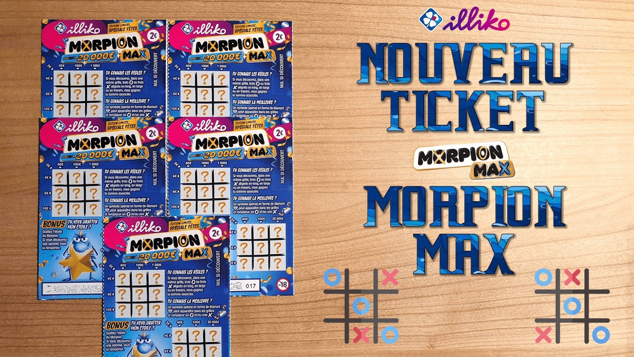 ❌⭕ Grattage du ticket "Morpion Max" • FDJ/Illiko ⭕❌