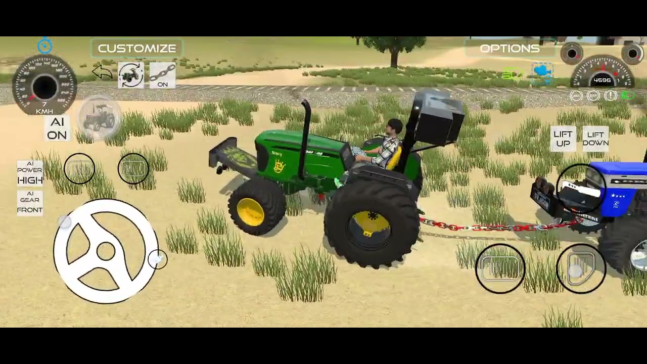 John Deere 5050D Touching King 👑 #srgamingking 