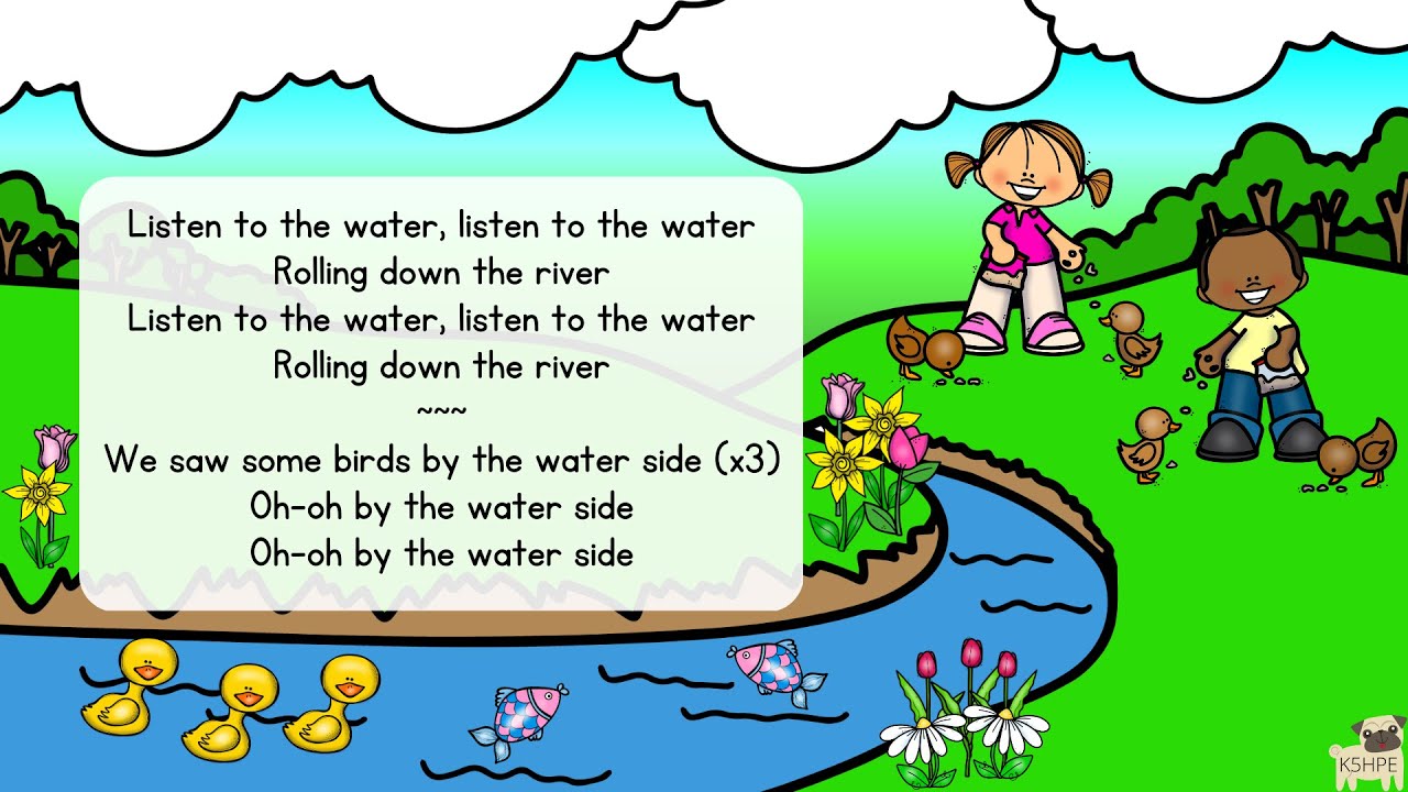 Music: Listen To The Water, Vocal Music Education, Children Singing Unison Choir Songs Spring Theme