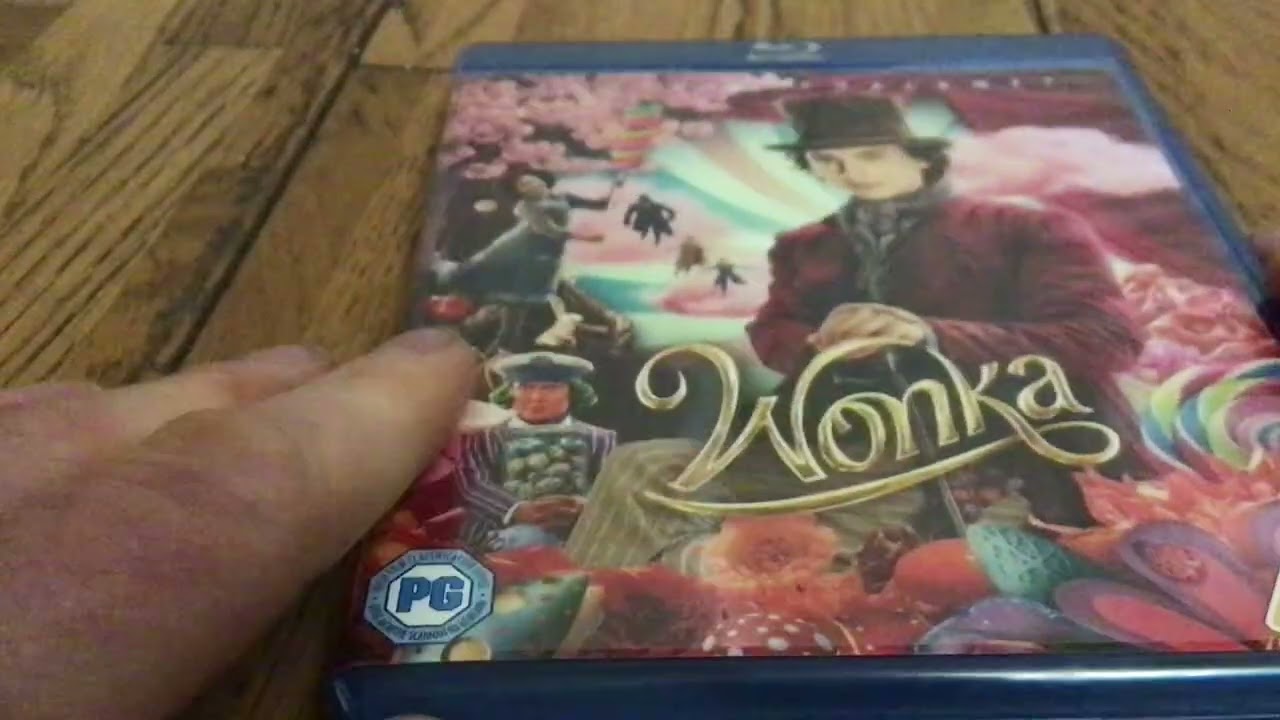 Unboxing Wonka Blu ray