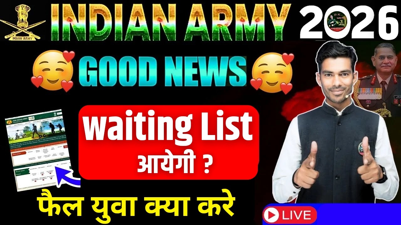 Army Waiting List | Army Agniveer Exam Result 2026 | Will there be an Army Waiting List? | What s...