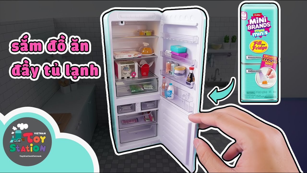 Bắt đầu series lấp đầy tủ lạnh Mini Brands Fill the Fridge ToyStation 997