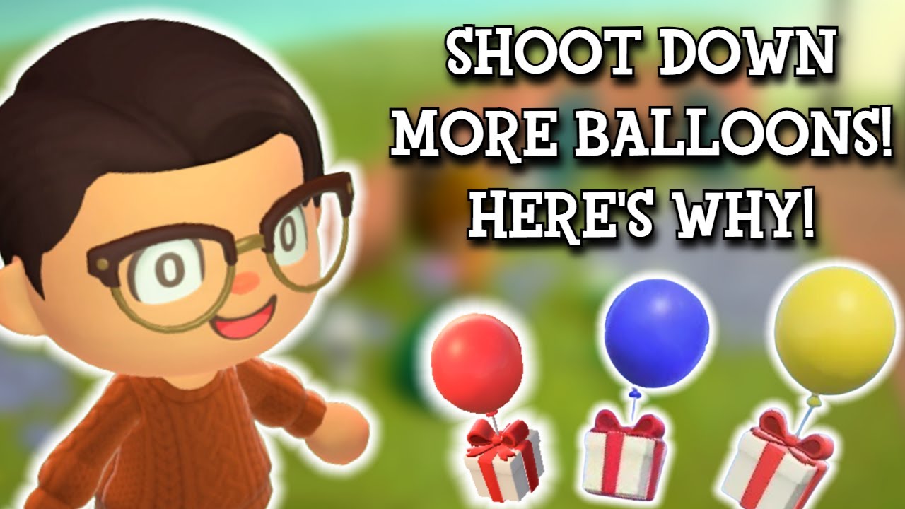 Shoot Down More Balloons... Here's why! | Animal Crossing: New Horizons | EmSwizzle