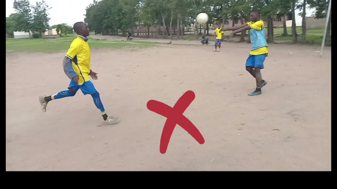 DHUJAU SOCCER ACADEMY WHILE EXERCISING ONE ON GOALKEEPER AND FORWARD 