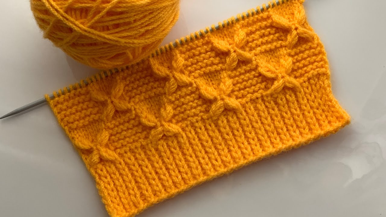 Beautiful knitting stitch pattern for ladies sweater/cardigan/jacket/scarf