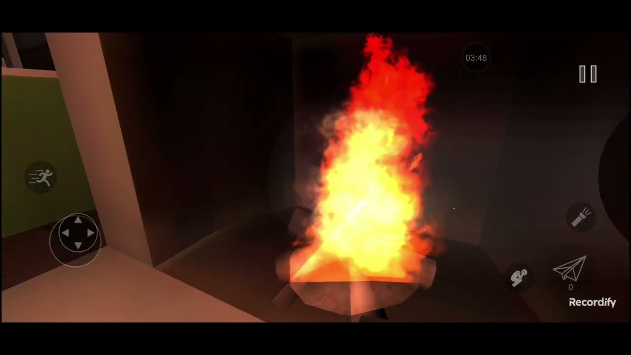 I was playing siren head and a game
