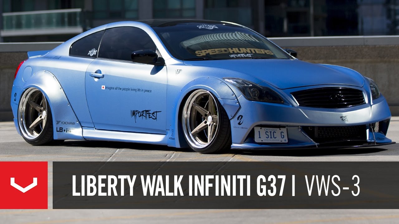 Infiniti G37 Liberty Walk | Vossen X Work Wheels | VWS-3
