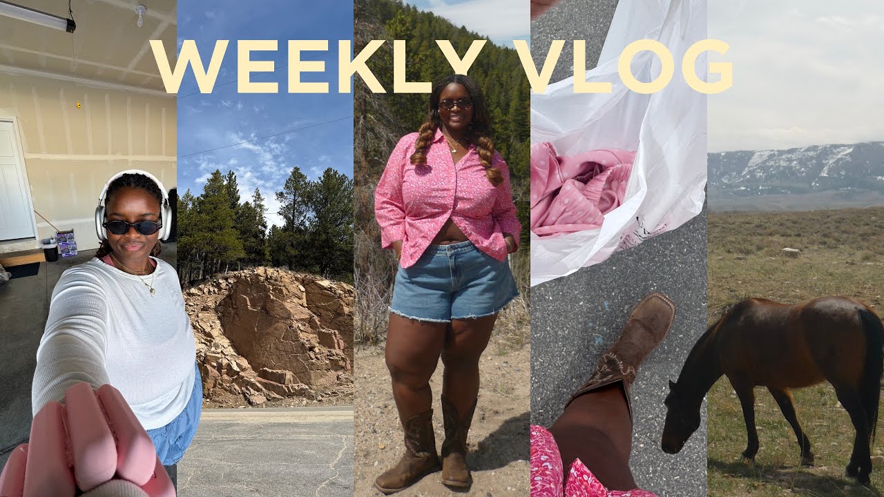 life in wyoming | settling in, the rodeo, health & fitness update & more! (a very chatty vlog)