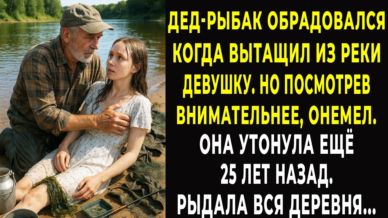 Рыбак вытащил из речки девушку, а когда увидел ее лицо, побледнел. Еще не стало 25 лет назад...
