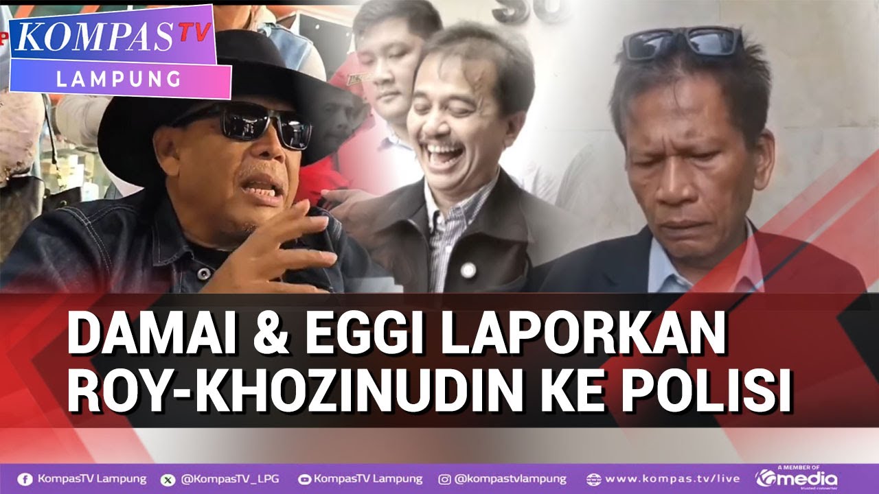 Damai Hari Lubis & Eggi Sudjana Laporkan Roy Suryo Serta Khozinudin ke Polisi