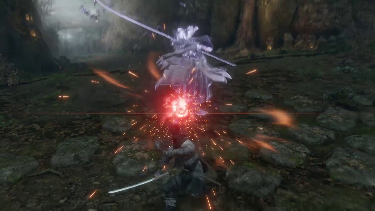 Sekiro / False Corrupted Monk fight (HUD-less)