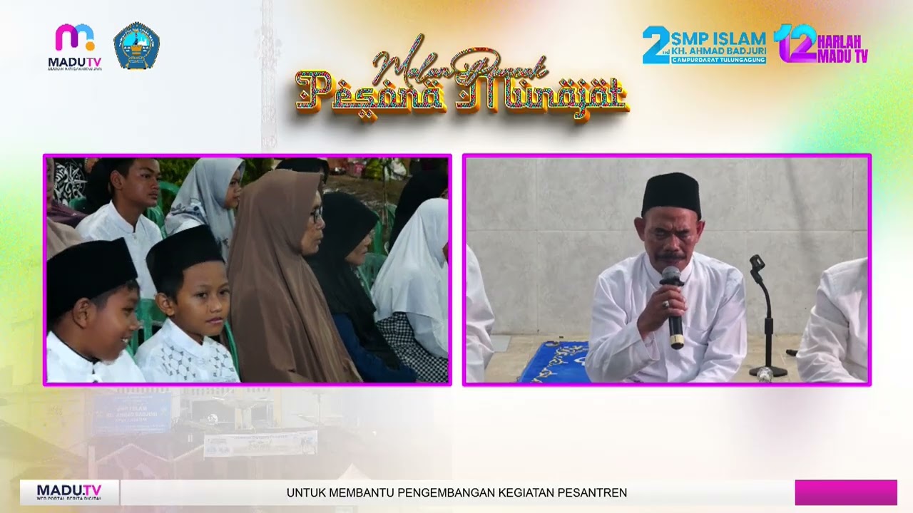 Malam Puncak Munajad Ke 2 Pondok Pesantren Madu Kh ahmad badjuri  13