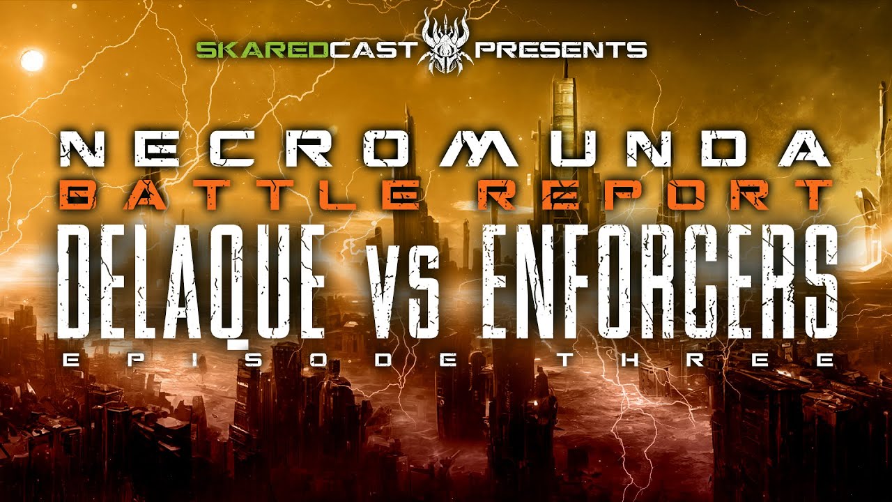 Necromunda; Skirmish Battle Report ; Delaque vs Enforcers;  Ep3