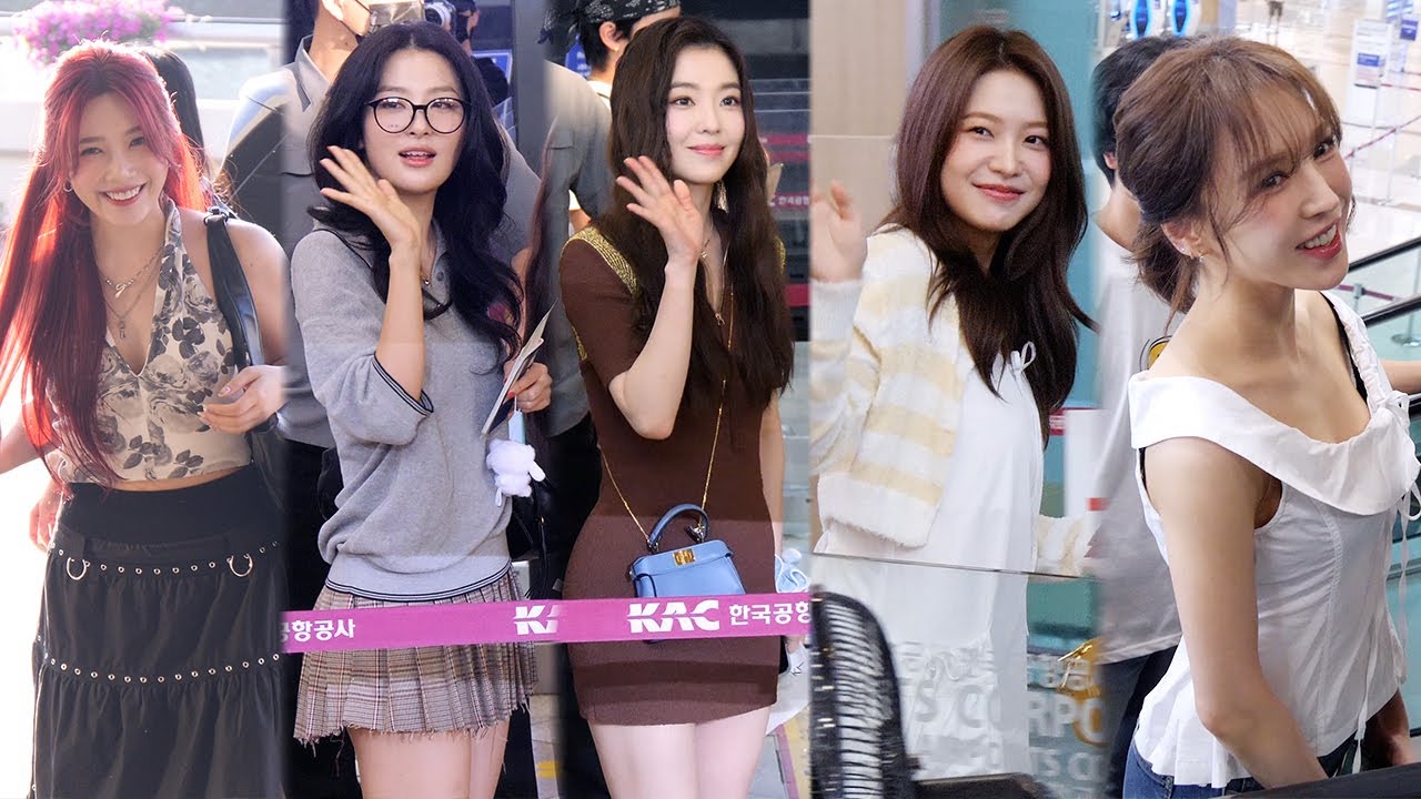 레드벨벳 출국 직캠 Red Velvet Airpoert Departure｜김포공항 240831