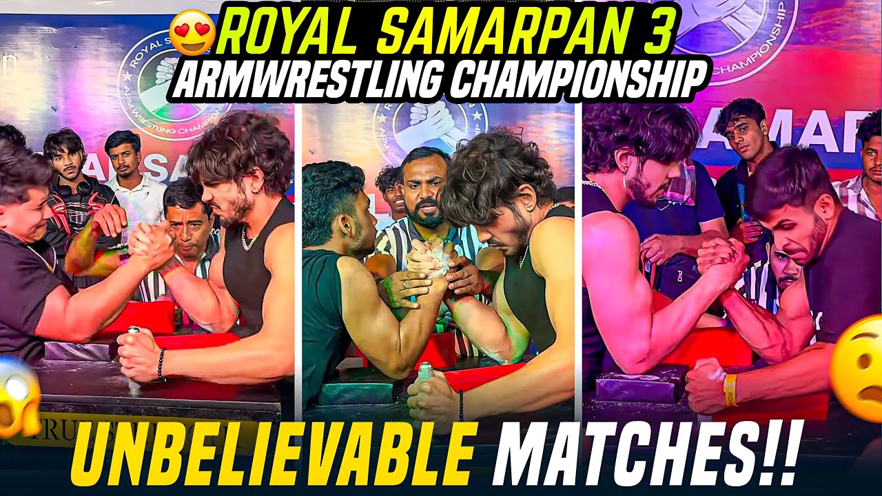 Royal Samarpan 3 Armwrestling Championship💪||Junior Champions of Champion😱||Day- 1 full vlog