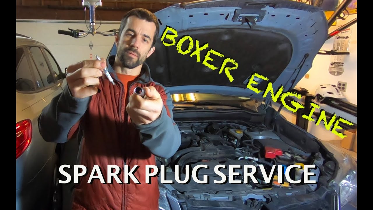 Замена свечей зажигания Subaru Forester Outback 2.5L
