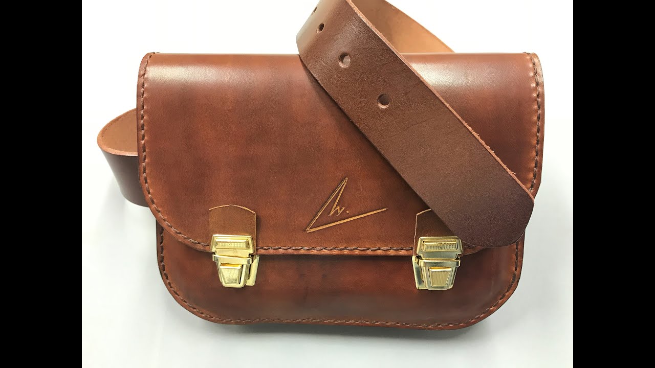 Cómo hacer una riñonera de cuero.