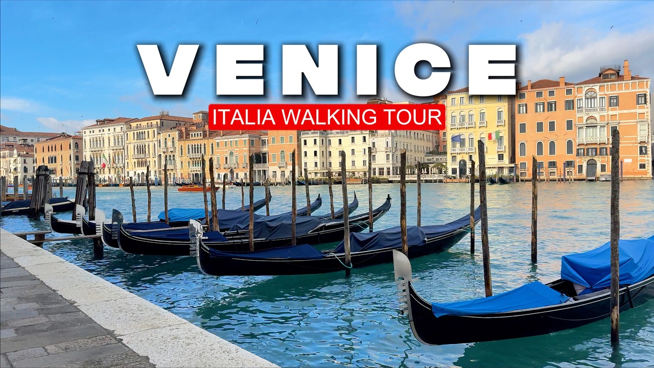 Winter walking tour in Venice, Italy 4K 60 FPS 🇮🇹 ENJOY!