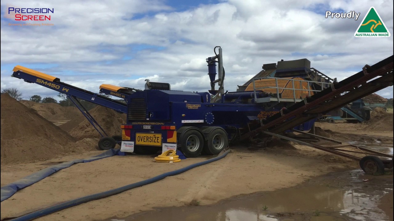 Precisionscreen SRD240x Dewaterer Mobile Sand Washing Plant