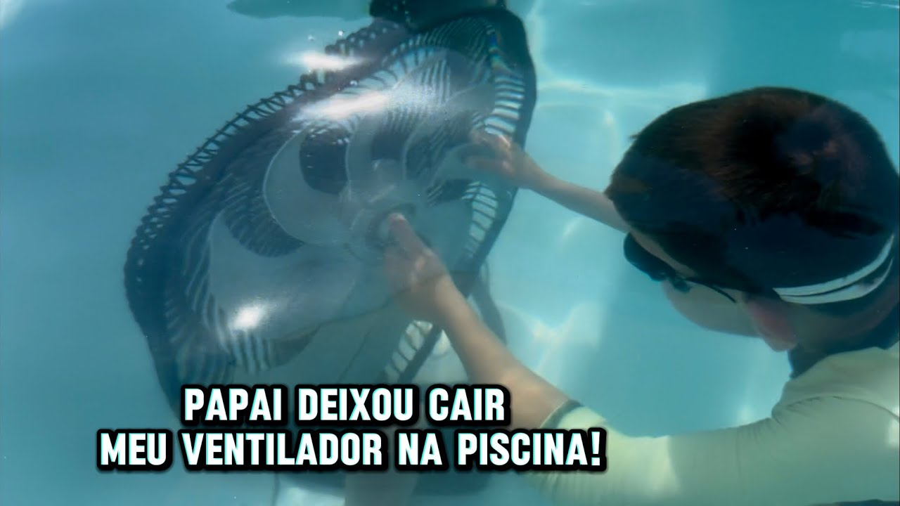 Meu VENTILADOR caiu na PISCINA!!!
