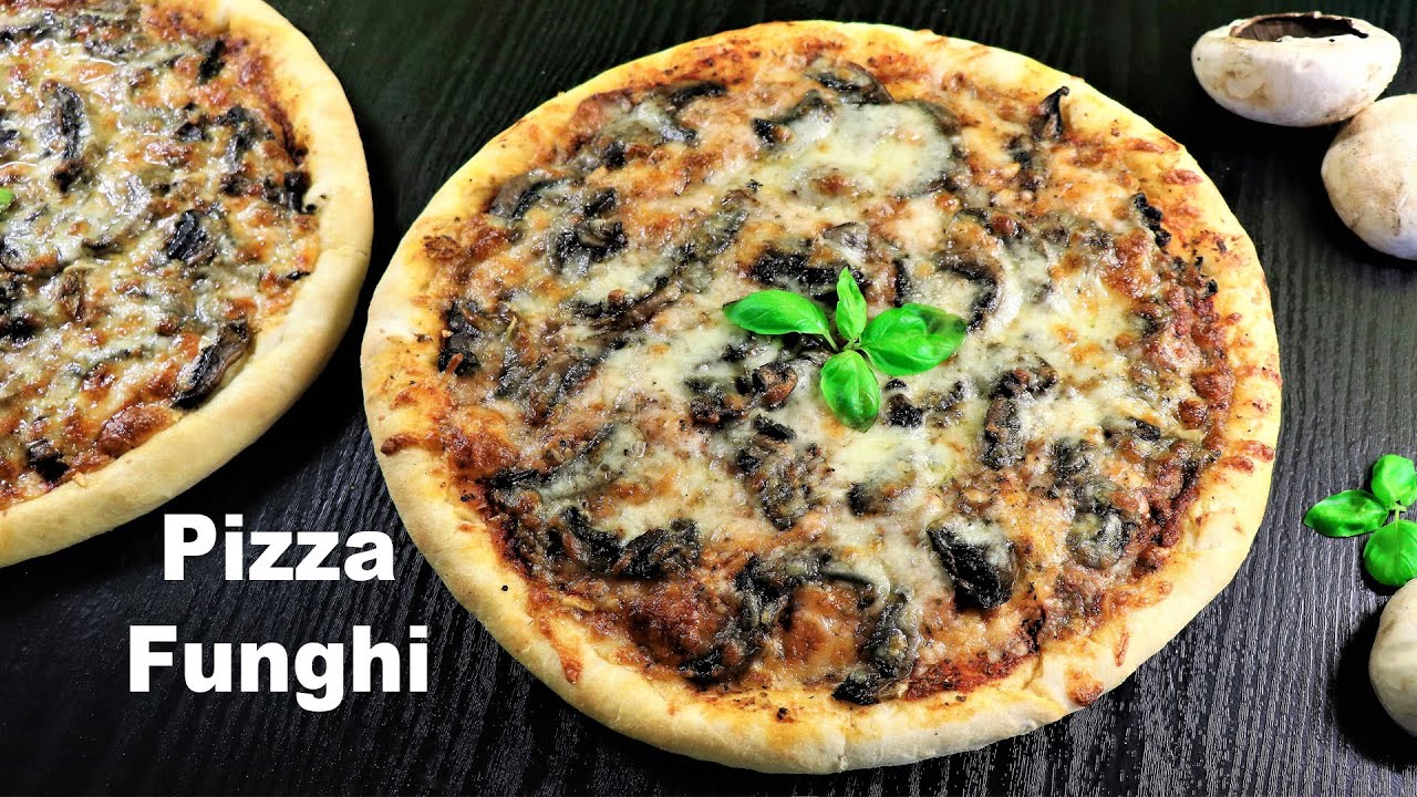 PIZZA FUNGHI | Classic Italian Mushroom Pizza at Home