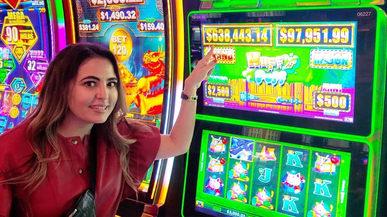 $638,443 Grand Jackpot & I Win 2 Jackpots On High Limit Huff n'Puff!